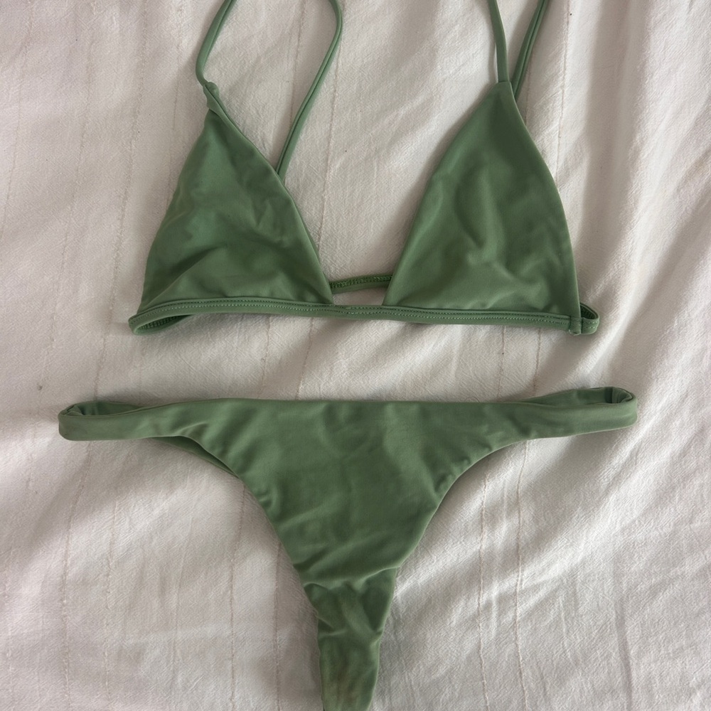 Benoa Swim Green Bikini Set